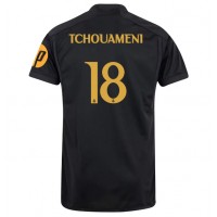 Camisa de Futebol Real Madrid Aurelien Tchouameni #18 Equipamento Alternativo 2023-24 Manga Curta